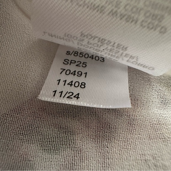 ANN TAYLOR Floral Chiffon Ruched Flare MIDI Dress Surplice Neck Cottagecore 8P‎ - Picture 15 of 16